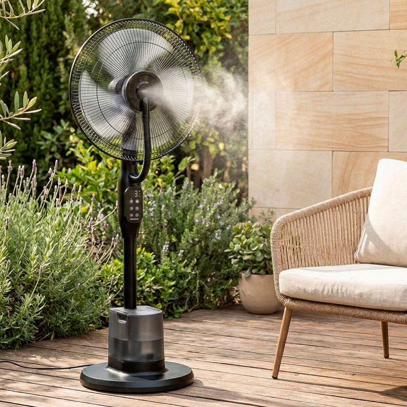 Ventilateur brumisateur Sprair InnovaGoods – Fraîcheur puissante et silencieuse
