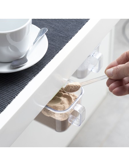 Récipients adhésifs amovibles Handstore (2 unités) – Fixation sans perçage