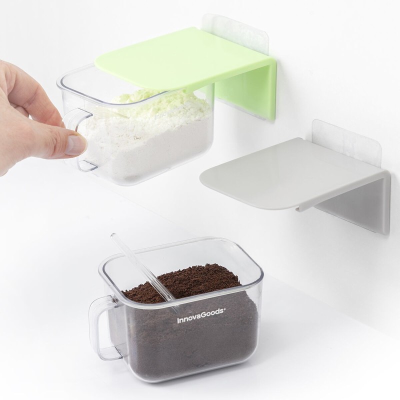 Récipients adhésifs amovibles Handstore (2 unités) – Fixation sans perçage