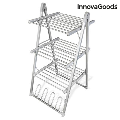 Étendoir à Linge Électrique Pliable Verayer InnovaGoods Gris Aluminium Plastique (Reconditionné A)