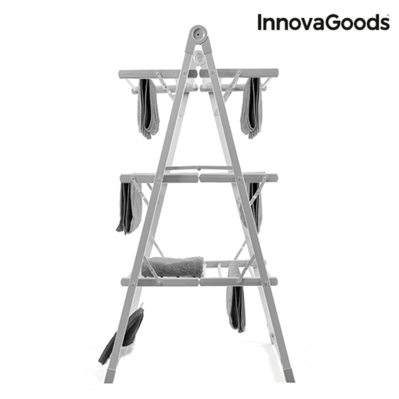 Étendoir à Linge Électrique Pliable Verayer InnovaGoods Gris Aluminium Plastique (Reconditionné A)