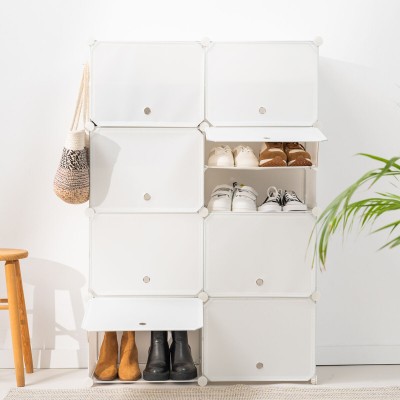 Rangement modulaire chaussures blanc – Organisation flexible 2