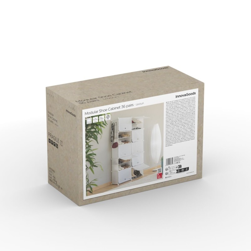 Rangement modulaire chaussures blanc – Organisation flexible