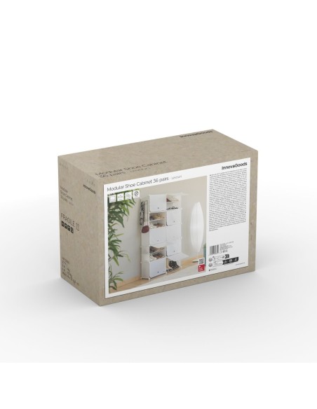 Rangement modulaire chaussures blanc – Organisation flexible