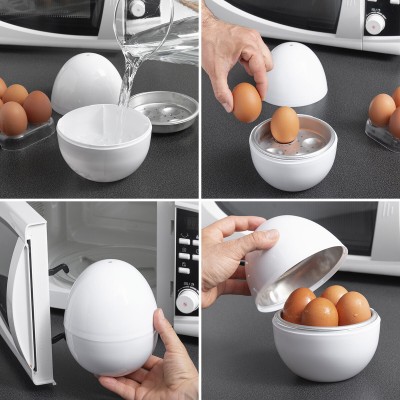 Cuiseur à Oeufs pour Micro-ondes avec Livre de Recettes Boilegg InnovaGoods 2