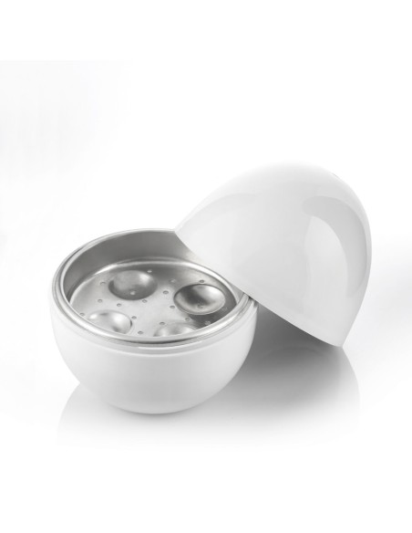 Cuiseur à Oeufs pour Micro-ondes avec Livre de Recettes Boilegg InnovaGoods