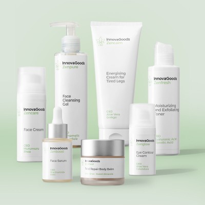 Routine visage et corps CBD – Soin apaisant complet
