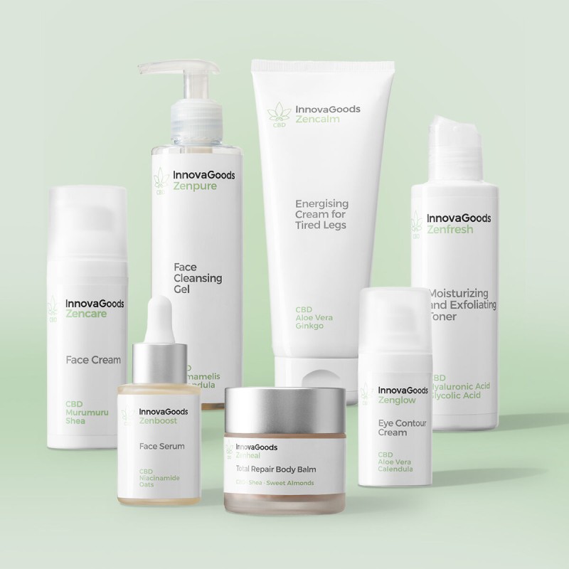 Routine visage et corps CBD – Soin apaisant complet