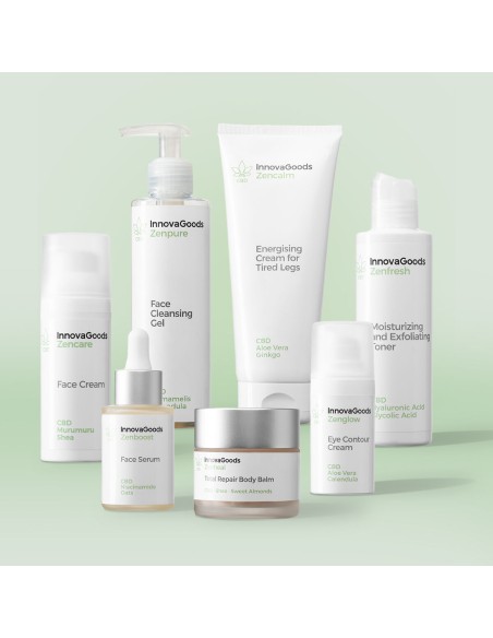 Routine visage et corps CBD – Soin apaisant complet