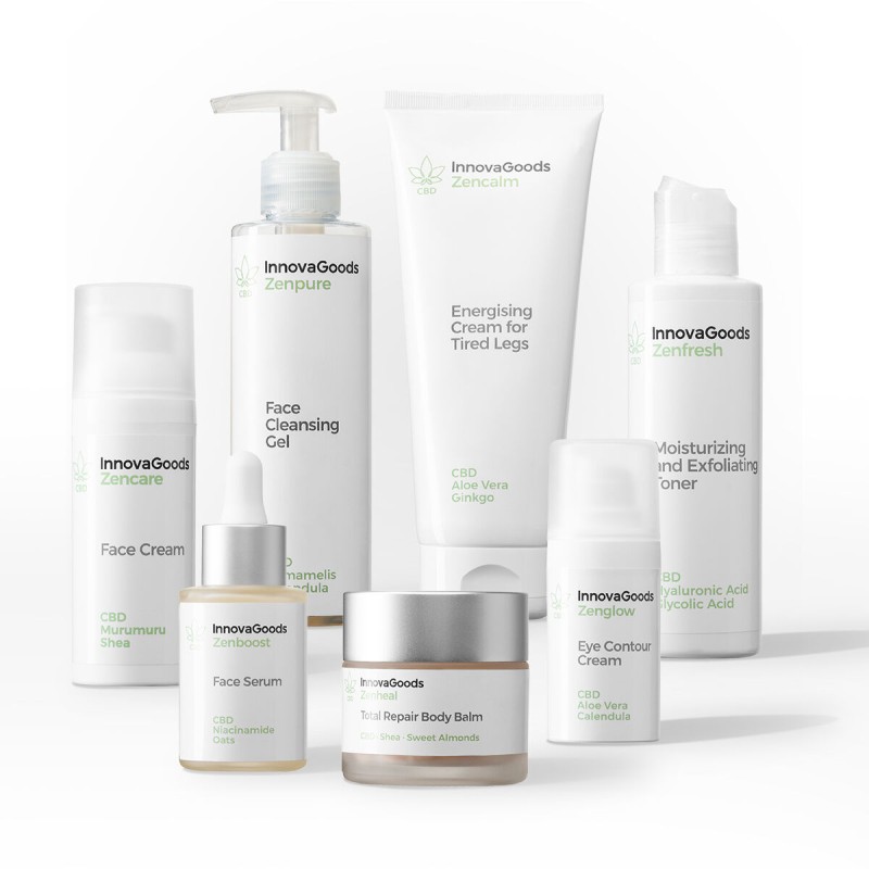 Routine visage et corps CBD – Soin apaisant complet