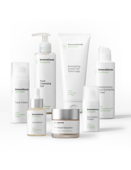 Routine visage et corps CBD – Soin apaisant complet