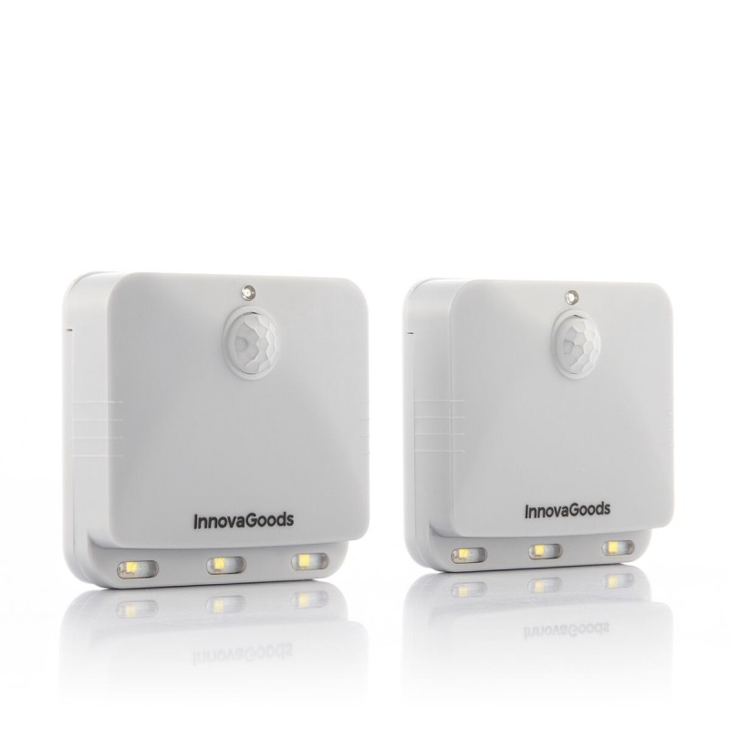 Lampes LED détecteur (lot de 2) – Allumage automatique
