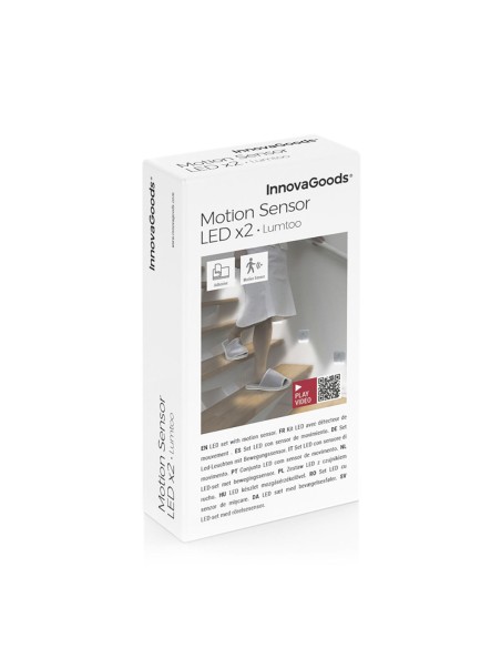 Lampes LED détecteur (lot de 2) – Allumage automatique