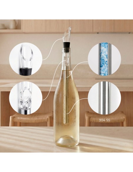 Set d'Accessoires pour Vin Chillour InnovaGoods 7 Pièces