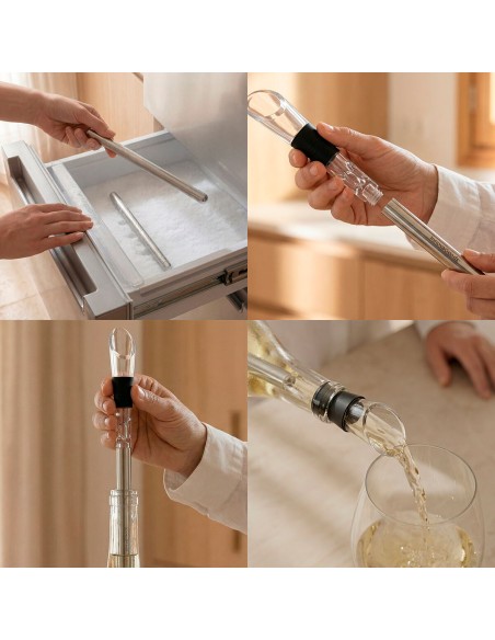 Set d'Accessoires pour Vin Chillour InnovaGoods 7 Pièces