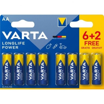 Piles Varta High Energy AA – 1,5 V (x8)