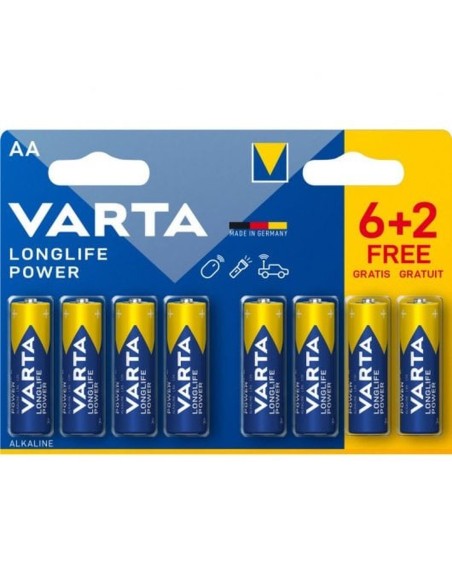 Piles Varta High Energy AA – 1,5 V (x8)
