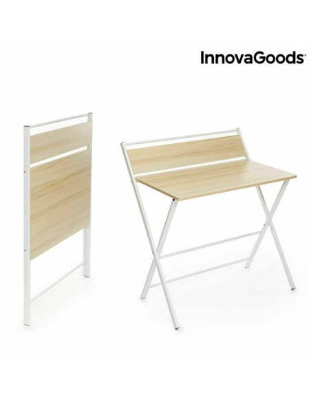 Bureau Pliable avec Étagère InnovaGoods Tablezy Bois (Reconditionné B)