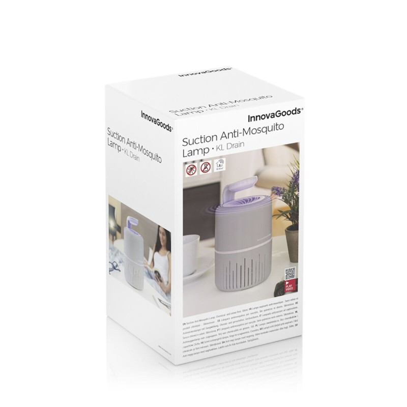Lampe anti‑moustiques KL Drain à aspiration – Silencieuse et efficace