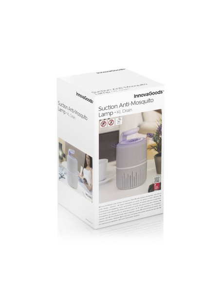 Lampe anti‑moustiques KL Drain à aspiration – Silencieuse et efficace