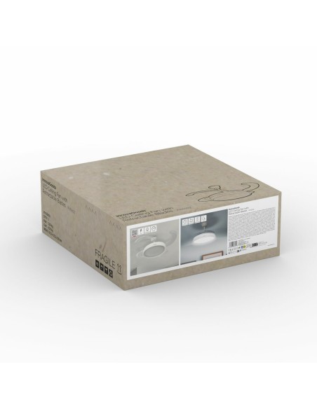 Ventilateur de Plafond avec Lumière LED et 4 Pales Rétractables Keteez InnovaGoods Blanc 72 W Ø49-104 cm