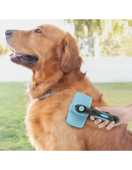 Brosse pour Animaux de Compagnie avec Dents Rétractables Groombot InnovaGoods