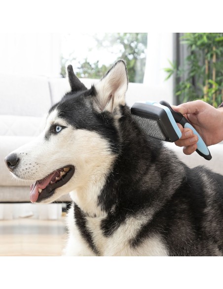 Brosse pour Animaux de Compagnie avec Dents Rétractables Groombot InnovaGoods