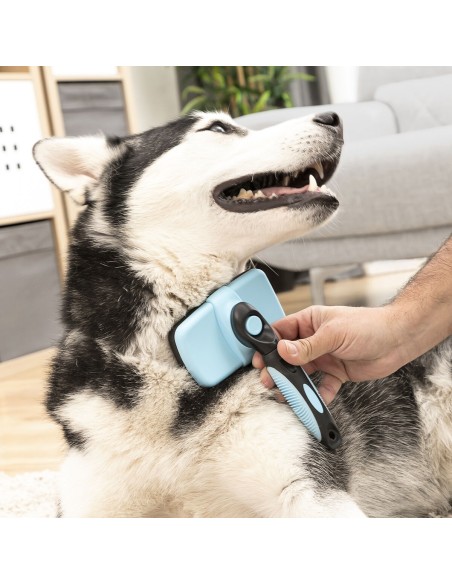 Brosse pour Animaux de Compagnie avec Dents Rétractables Groombot InnovaGoods
