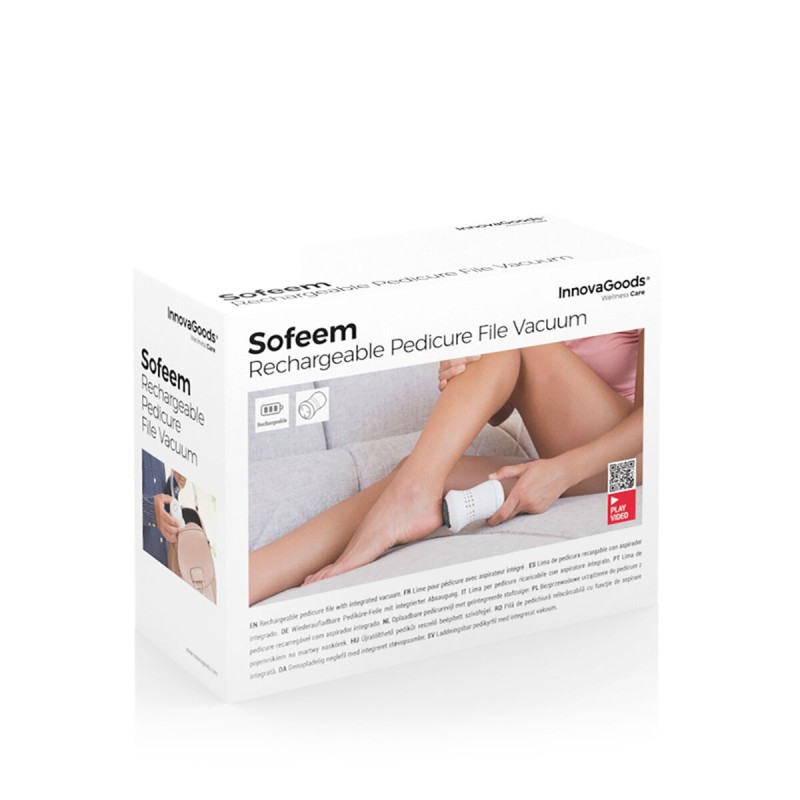 Lime pédicure rechargeable Sofeem – Soin pieds complet