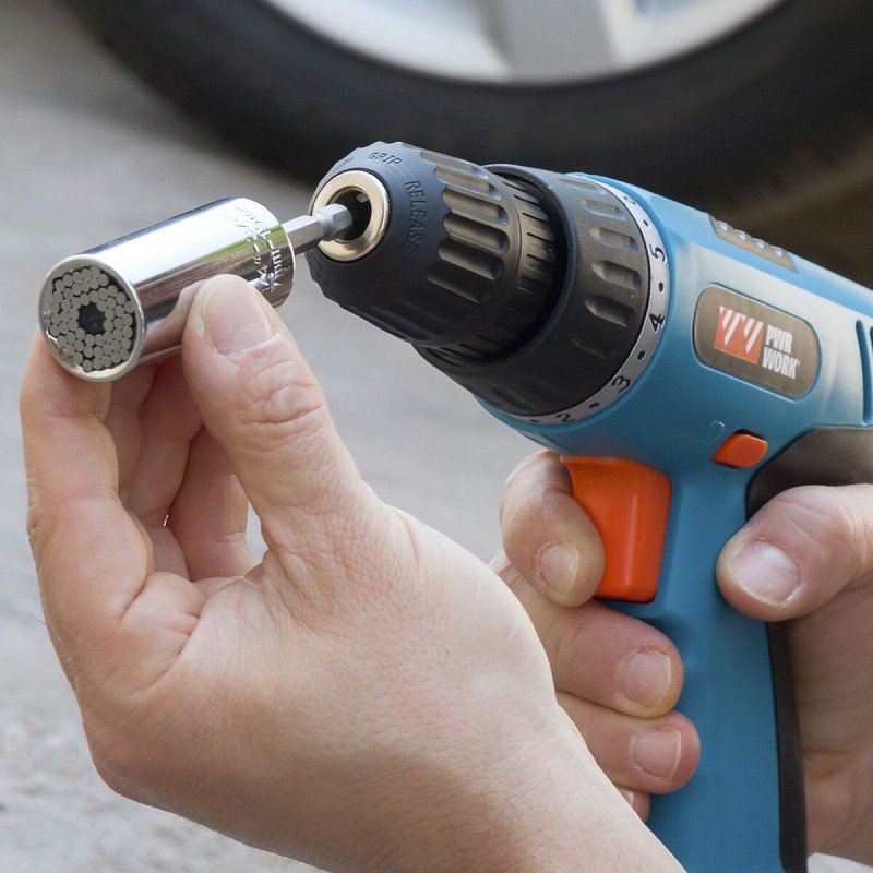Clé à douille universelle Uniscrew – Polyvalente et ergonomique