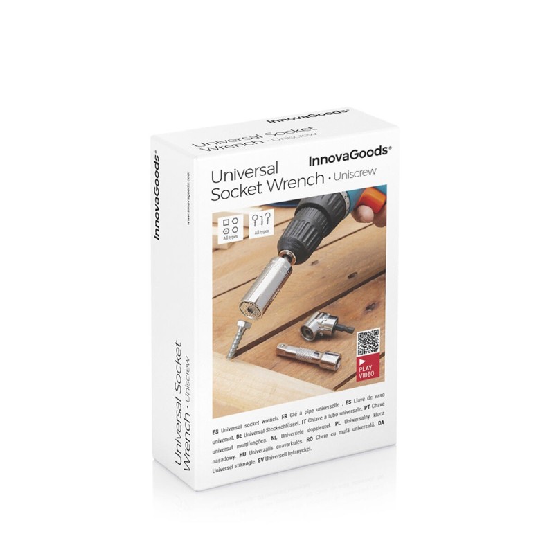 Clé à douille universelle Uniscrew – Polyvalente et ergonomique