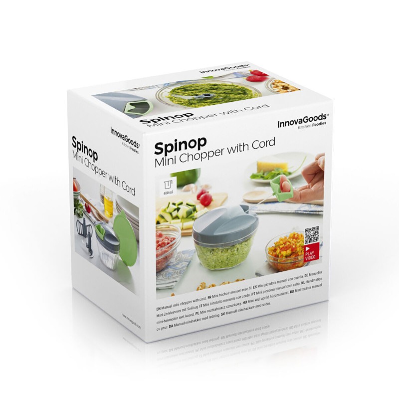 Mini‑hachoir manuel Spinop – Rapide et compact