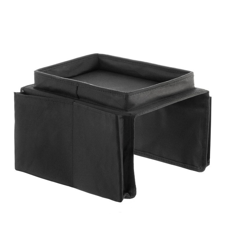 Plateau canapé avec télécommande – Support stable et rangement