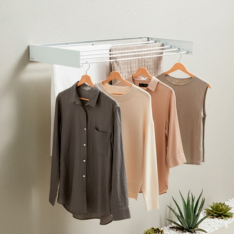 Étendoir mural Dryva 100 – Pliable et gain de place