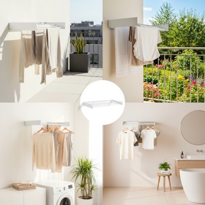 Étendoir mural Dryva 100 – Pliable et gain de place 2