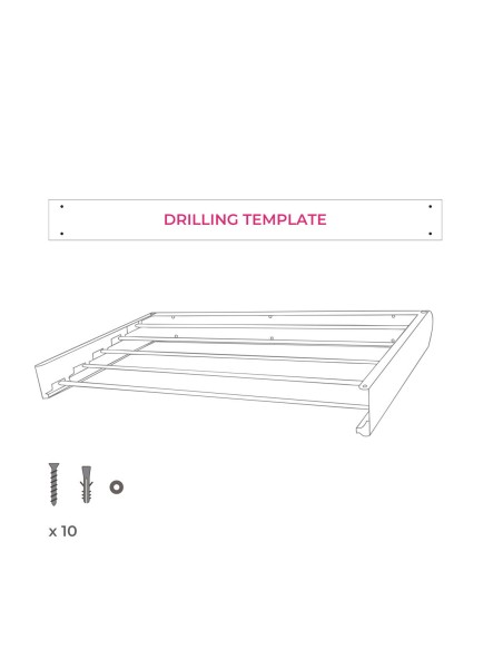 Étendoir mural Dryva 100 – Pliable et gain de place