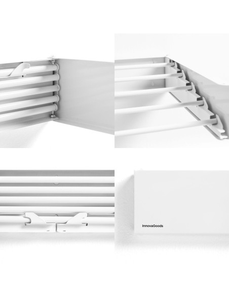 Étendoir mural Dryva 80 – Compact et résistant