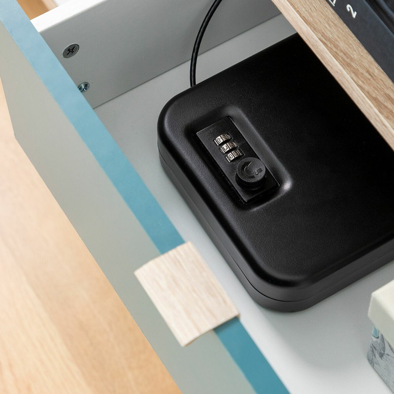 Coffre‑fort portable Prisaven avec câble – Sécurisé et compact