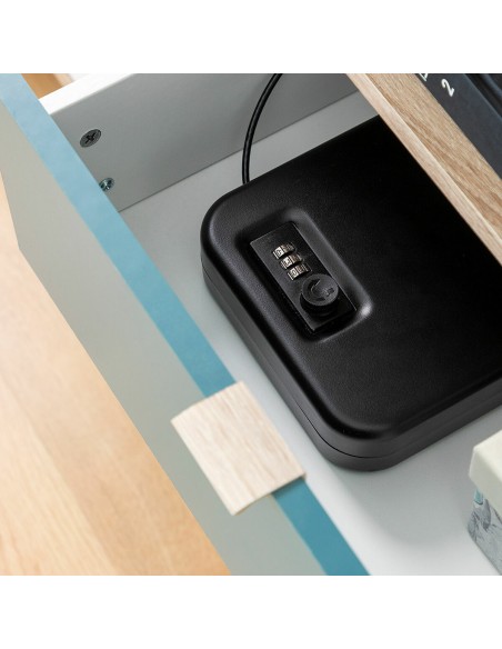 Coffre‑fort portable Prisaven avec câble – Sécurisé et compact