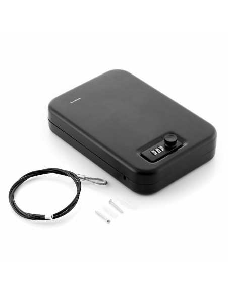 Coffre‑fort portable Prisaven avec câble – Sécurisé et compact