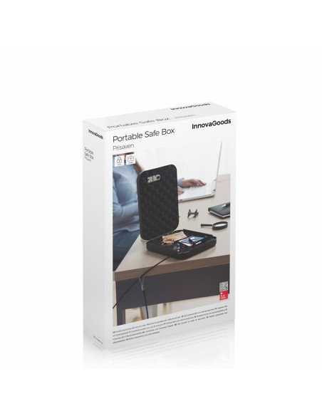 Coffre‑fort portable Prisaven avec câble – Sécurisé et compact