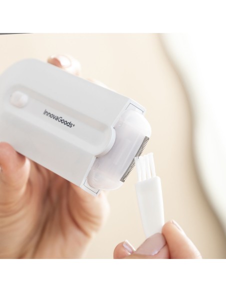 Mini‑rasoir rechargeable LED Epiluch – Retouches rapides