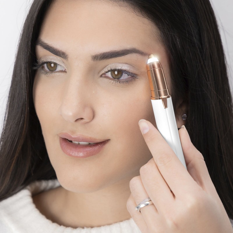 Tondeuse précision LED visage – Finition nette