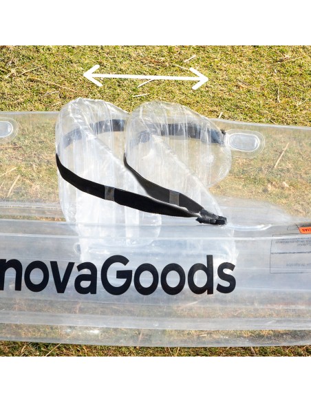 Kayak Gonflable Transparent avec Accessoires Paros InnovaGoods 312 cm 2 places