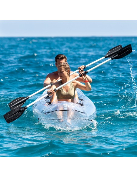 Kayak Gonflable Transparent avec Accessoires Paros InnovaGoods 312 cm 2 places