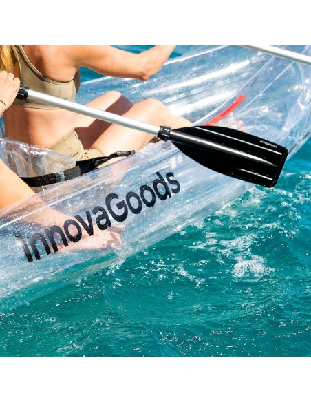 Kayak Gonflable Transparent avec Accessoires Paros InnovaGoods 312 cm 2 places