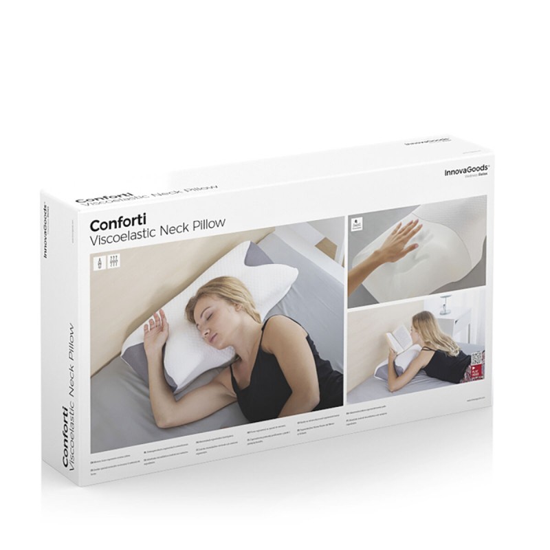 Oreiller ergonomique viscoélastique Conforti – Soutien cervical