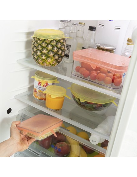 Couvercles réutilisables Lilyd (set 10) – Réglables et étanches