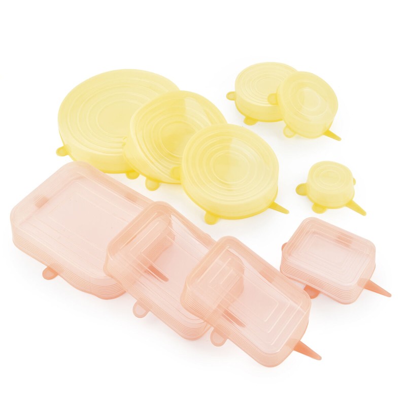 Couvercles réutilisables Lilyd (set 10) – Réglables et étanches