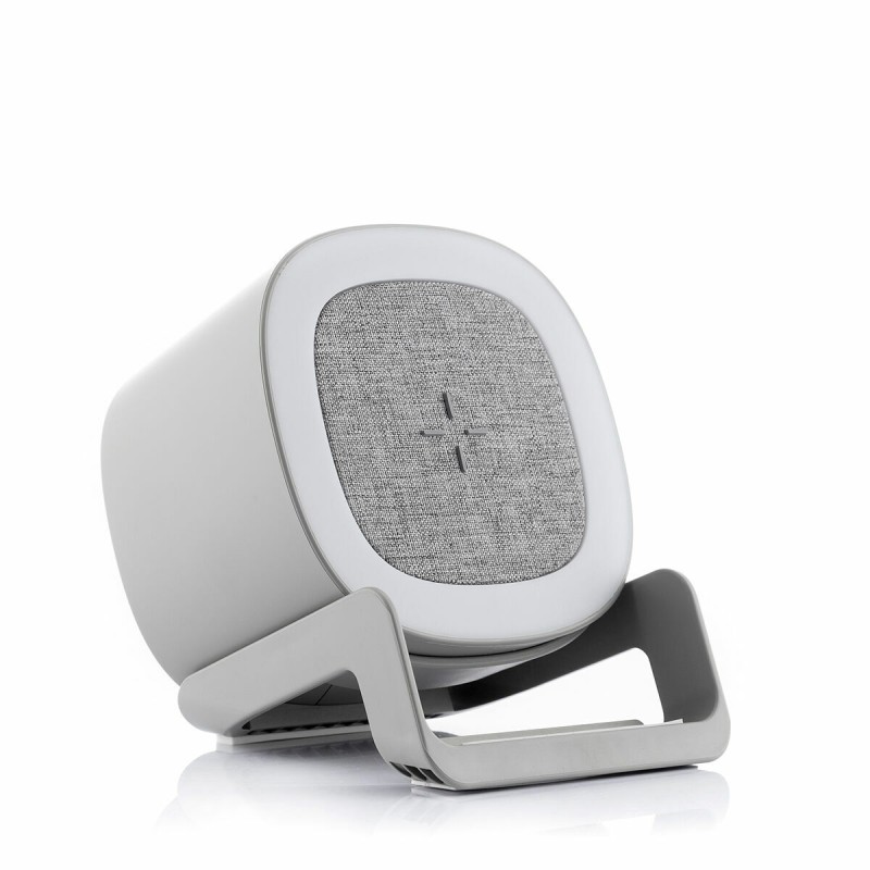 Haut‑parleur chargeur sans‑fil LED Souwis – Son et recharge Qi
